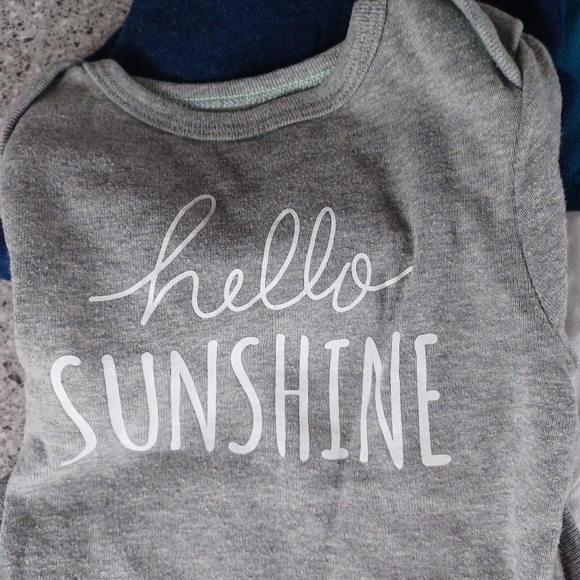 Bundle 13 Bodysuits Long And Short Sleeves Baby 6-9 Months - Picture 2 of 8